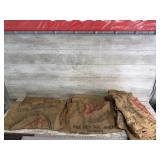(10) Burlap Seed Sacks