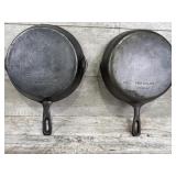 (2) 10.5" skillet
