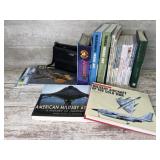 Assorted Aircraft Books and Flight Simulator