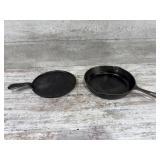 2 Unmarked Skillets