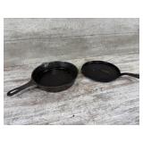2 Unmarked Skillets