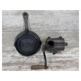 Cast iron grinder, Benjamin Medwin skillet