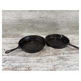 2 Unmarked Skillets