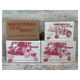 (4) Universal Co-Op 1:16 Die Cast Tractors