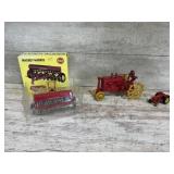 Massey-Harris Die Cast Tractors and Grain Drill