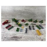 Die Cast Case and John Deere Tractors with