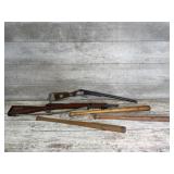 Trainer Rifle Toy Guns and Vintage Wood Bats