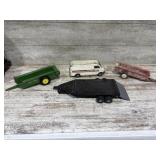 Massey Ferguson Diecast Van And Trailers