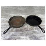 2 Unmarked Skillets