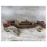 Vintage Metal Ship, International Parts, Metal