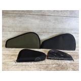 (4) Soft Shell Handgun Cases