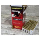 200 Rounds of Federal 9mm Luger 115 Grain FMJ