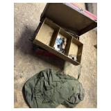 Trunk and army bags