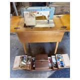 Sewing machine and sewing kit