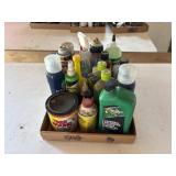 Assortment of automotive fluids