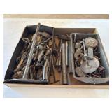 Assorted drill bits and grinding wheels