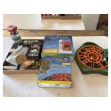 Planters, roll up hose and miscellaneous