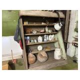 Shelf and contents