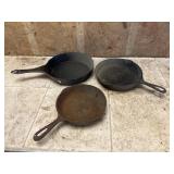 Cast iron pans