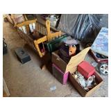 Crib and decorations