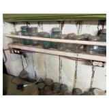Shelf of jars