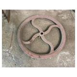 Vintage belt pulley wheel