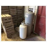Empty propane tanks