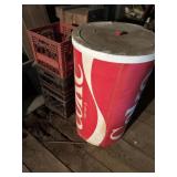 Coke cooler milk crates