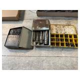 Drill bits, extractor kit, and pin kit