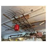 Pitchforks and decorations