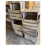 10 apple crates