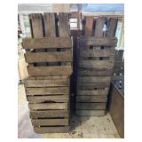 10 apple crates