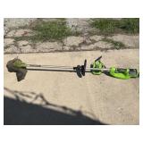 Green works Battery Operated Weed Eater with