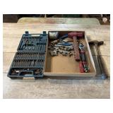 Bits, sockets, hammers, ratchet and miscellaneous