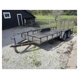 1995 United Express Line 2 Axl 16 Foot Trailer