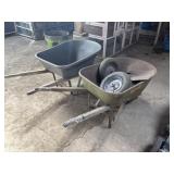 Wheel barrels and wheels