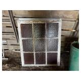 4 Stained glass windows 34x39