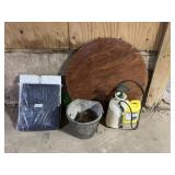 Hand Sprayer, Rubber Bucket, Inflatable Pool