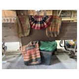 Feed Sacks Banner Peg Board and Tote with Tarp