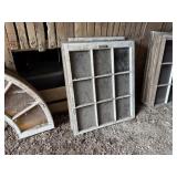 2 stained glass windows and one non stained
