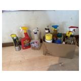Assortment of lubricants and cleaners