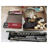 Socket set lantern sandpaper golf balls