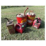 Gas and Kerosene Cans Metal and Plastic