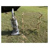 Wood Drying Rack and Eureka sweeper (unknown