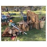 Assortment of wood