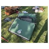 Coleman cots and camping chairs