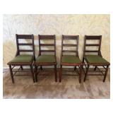 (4) Vintage Wood Chairs