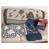 (2) Electric Blankets (2) Throws