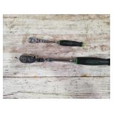 Snap-on flex head ratchets 1/4 and 3/8