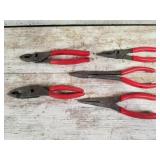 Snap-on pliers